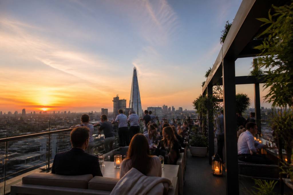 The top rooftop bars in London right now for skyline views and cocktails